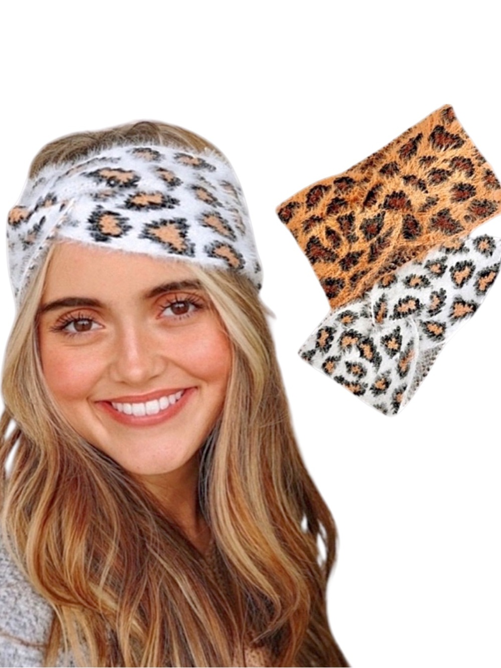 Leopard Twist Headbands!‎ 2 Colors Available!